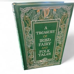 Green Hardcover Book: A Treasury of Irish Fairy and Folk Tales